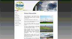 Desktop Screenshot of globusrenewable.com